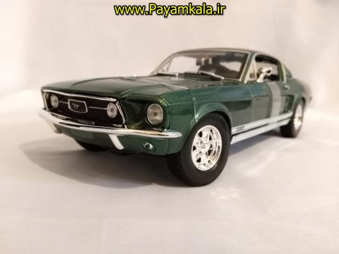 ماکت فورد موستانگ مایستو بزرگ (1:18) مدل 1967 FORD MUSTANG GTA FASTBACK