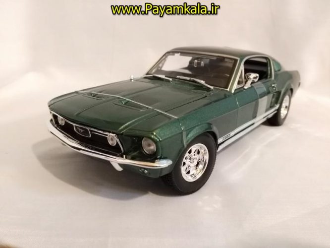 ماکت فورد موستانگ مایستو بزرگ (1:18) مدل 1967 FORD MUSTANG GTA FASTBACK