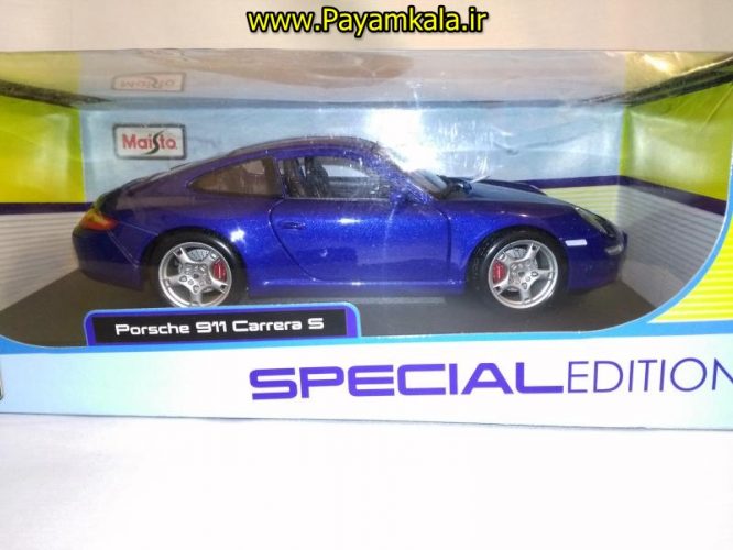 ماکت پورشه کررا 911 بزرگ (1:18) مدل PORSCHE 911 CARRERA S BY MAISTO