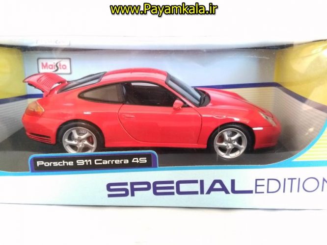 ماکت پورشه کررا 911 بزرگ (1:18) مدل PORSCHE 911 CARRERA S BY MAISTO