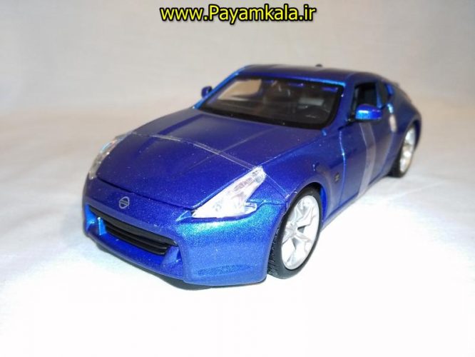 ماکت فلزی نیسان 370Z بزرگ (1:24) (NISSAN 2009 370Z BY MAISTO) رنگ آبی