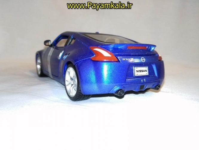 ماکت فلزی نیسان 370Z بزرگ (1:24) (NISSAN 2009 370Z BY MAISTO) رنگ آبی