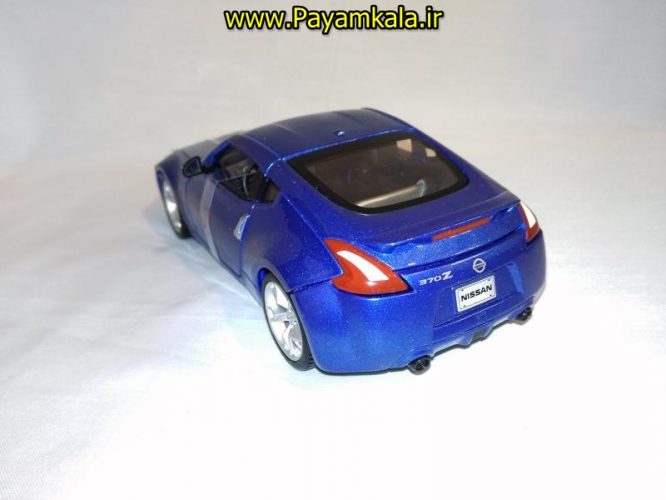 ماکت فلزی نیسان 370Z بزرگ (1:24) (NISSAN 2009 370Z BY MAISTO) رنگ آبی