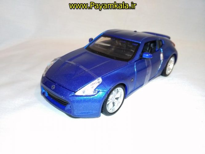 ماکت فلزی نیسان 370Z بزرگ (1:24) (NISSAN 2009 370Z BY MAISTO) رنگ آبی