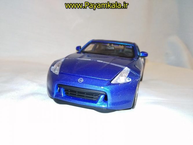 ماکت فلزی نیسان 370Z بزرگ (1:24) (NISSAN 2009 370Z BY MAISTO) رنگ آبی