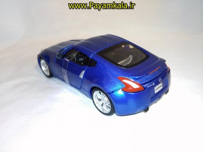 ماکت فلزی نیسان 370Z بزرگ (1:24) (NISSAN 2009 370Z BY MAISTO) رنگ آبی