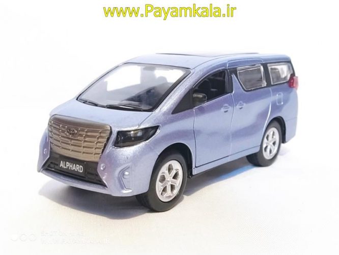 اسباب بازی تویوتا چراغدار (TOYOTA ALPHARD BY KINGSTOY) بنفش