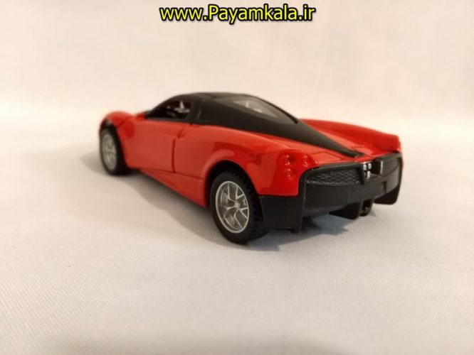 ماشین اسباب بازی فلزی عقب کش پاگانی چراغدار-موزیکال (PAGANI)