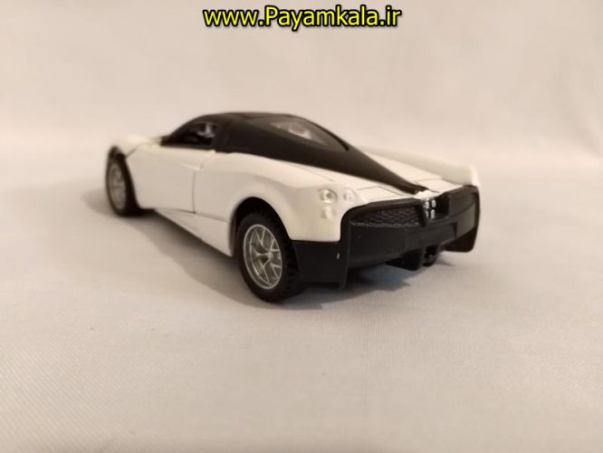 ماشین اسباب بازی فلزی عقب کش پاگانی چراغدار-موزیکال (PAGANI)