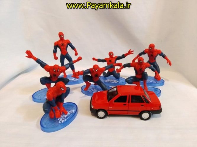 ست 7 عدد فیگور شخصیت های مرد عنکبوتی SPIDERMAN