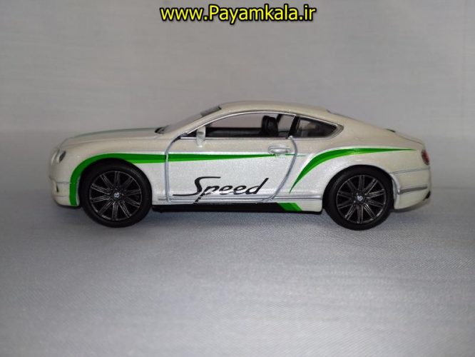 ماشین اسباب بازی بنتلی (BENTLEY CONTINENTAL SUPERSPORTS 1/32 BY KINSMART) سفید