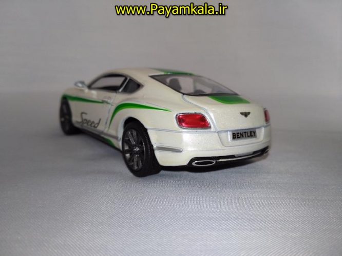 ماشین اسباب بازی بنتلی (BENTLEY CONTINENTAL SUPERSPORTS 1/32 BY KINSMART) سفید