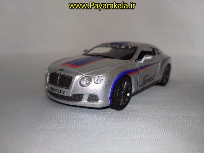 ماشین اسباب بازی بنتلی (BENTLEY CONTINENTAL SUPERSPORTS 1/32 BY KINSMART) سفید