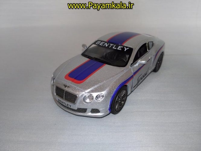 ماشین اسباب بازی بنتلی (BENTLEY CONTINENTAL SUPERSPORTS 1/32 BY KINSMART) سفید