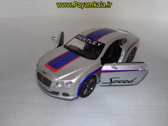 ماشین اسباب بازی بنتلی (BENTLEY CONTINENTAL SUPERSPORTS 1/32 BY KINSMART) سفید