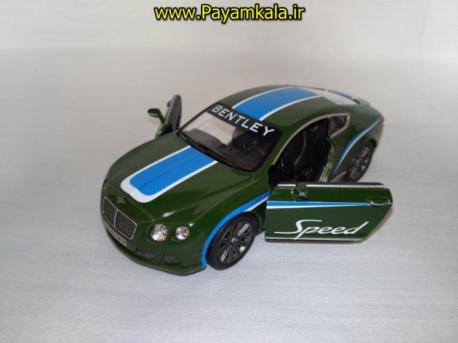 ماشین اسباب بازی بنتلی (BENTLEY CONTINENTAL SUPERSPORTS 1/32 BY KINSMART)