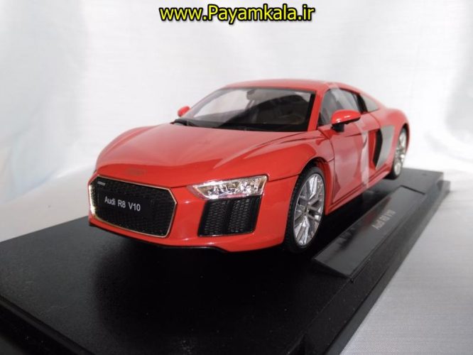 ماکت آئودی ویلی بزرگ (1:18) مدل AUDI R8 V10 BY WELLY