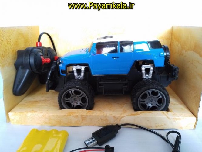 (چهارکاناله) ماشین کنترلی FJ CRUISER شارژی آفرود بزرگ مقیاس 1:16