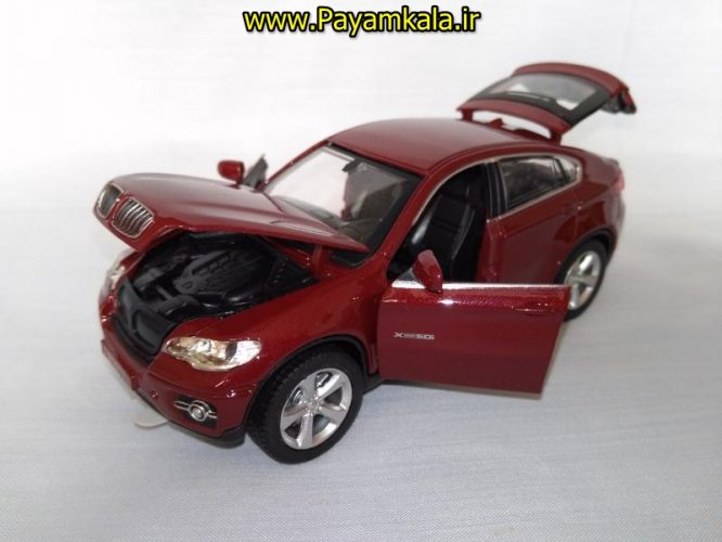 (تمام درها بازشو) ماشين بازي MZ مدل BMW X6 کد 25017 (MZ BMW X6 25017 Toys Car)