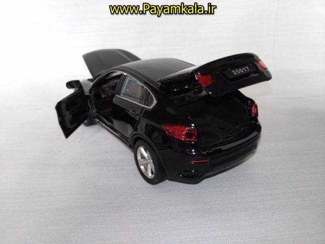 (تمام درها بازشو) ماشين بازي MZ مدل BMW X6 کد 25017 (MZ BMW X6 25017 Toys Car)