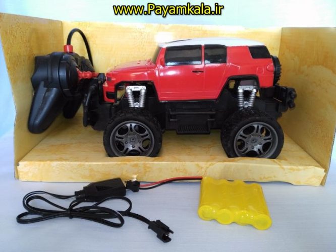 (چهارکاناله) ماشین کنترلی FJ CRUISER شارژی آفرود بزرگ مقیاس 1:16 رنگ قرمز