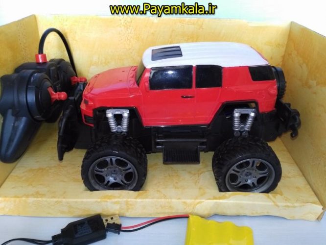 (چهارکاناله) ماشین کنترلی FJ CRUISER شارژی آفرود بزرگ مقیاس 1:16 رنگ قرمز