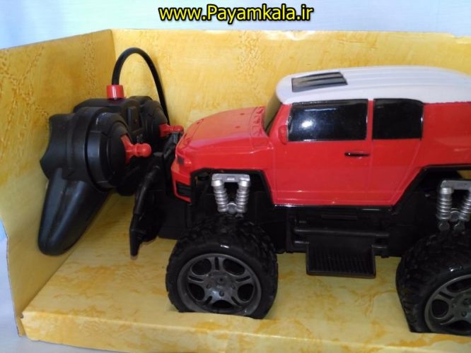 (چهارکاناله) ماشین کنترلی FJ CRUISER شارژی آفرود بزرگ مقیاس 1:16 رنگ قرمز