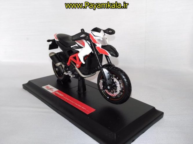 ماکت فلزی موتورسیکلت دوکاتی (DUCATI HYPERMOTARO SP 2013 BY MAISTO)(1/18)