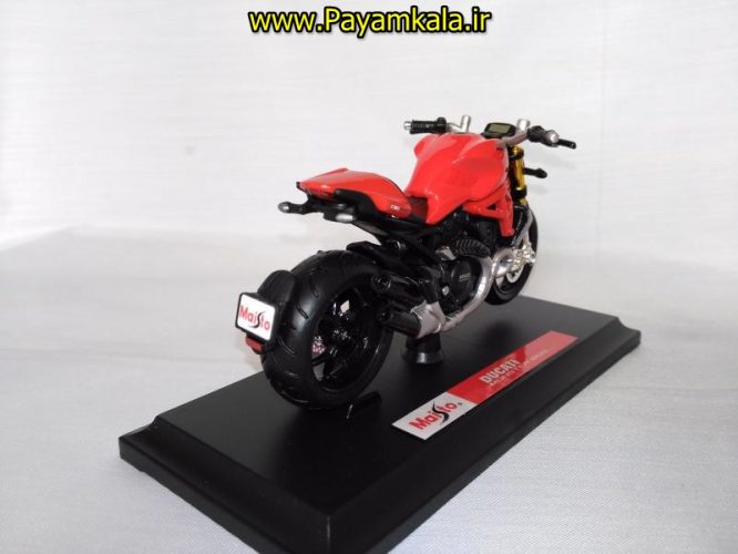 ماکت فلزی موتورسیکلت دوکاتی (DUCATI MONSTER 1200 2014 BY MAISTO)(1/18)