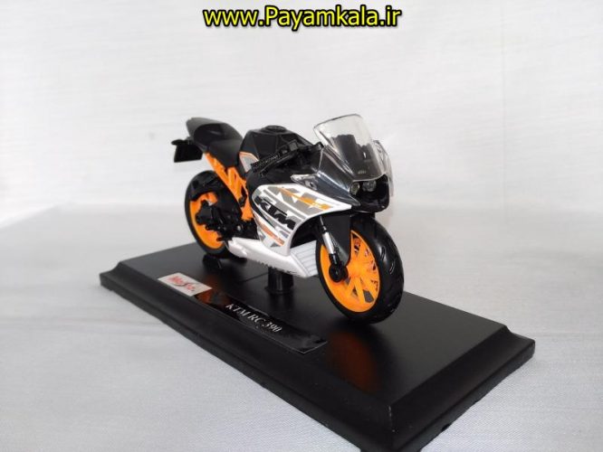 ماکت فلزی موتورسیکلت کی تی ام (KTM RC 390 BY MAISTO)(1/18)