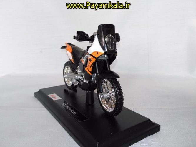 ماکت فلزی موتورسیکلت کی تی ام (KTM 450 RALLY BY MAISTO)(1/18)