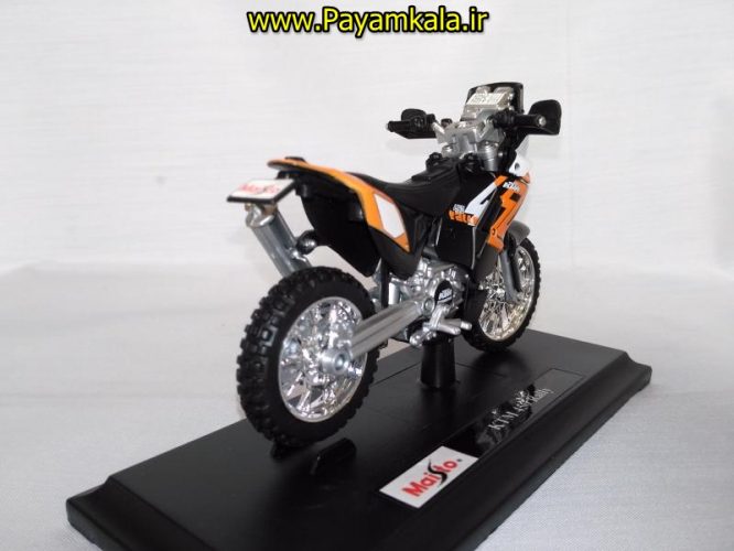 ماکت فلزی موتورسیکلت کی تی ام (KTM 450 RALLY BY MAISTO)(1/18)