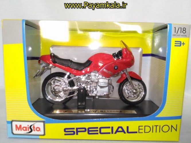 ماکت فلزی موتورسیکلت ب ام و (BMW R1100RS BY MAISTO)(1/18)