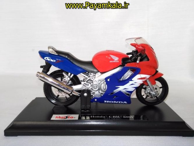 ماکت فلزی موتورسیکلت هوندا (HONDA CBR 600F BY MAISTO)(1/18)