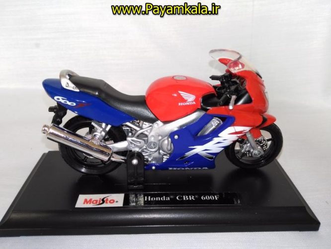 ماکت فلزی موتورسیکلت هوندا (HONDA CBR 600F BY MAISTO)(1/18)