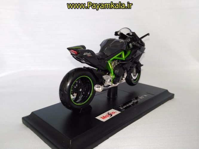 ماکت فلزی موتورسیکلت کاوازاکی (KAWASAKI NINJA H2R BY MAISTO)(1/18)