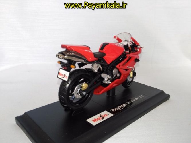 ماکت فلزی موتورسیکلت تریومف (TRIUMPH DAYTONA 675 BY MAISTO)(1/18)