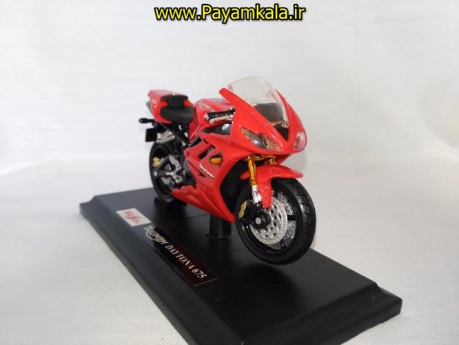 ماکت فلزی موتورسیکلت تریومف (TRIUMPH DAYTONA 675 BY MAISTO)(1/18)