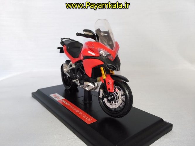 ماکت فلزی موتورسیکلت دوکاتی (DUCATI MULTISTRADA 1200S BY MAISTO)(1/18)