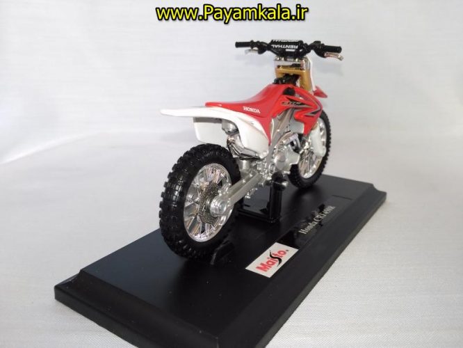 ماکت فلزی موتورسیکلت هوندا (HONDA CRF450R BY MAISTO)(1/18)