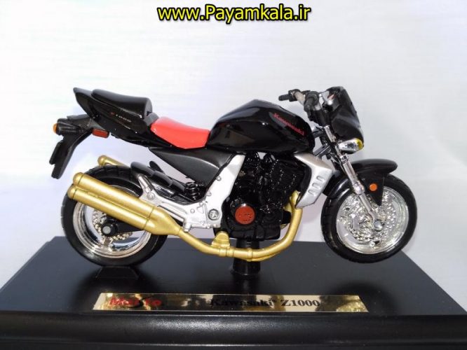 ماکت فلزی موتورسیکلت کاوازاکی (KAWASAKI Z1000 BY MAISTO)(1/18)