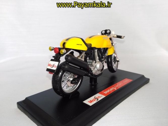 ماکت فلزی موتورسیکلت دوکاتی (DUCATI SPORT 1000 BY MAISTO)(1/18)