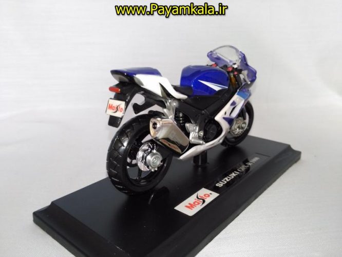 ماکت فلزی موتورسیکلت سوزوکی (SUZUKI GSX-R 1000 BY MAISTO)(1/18)