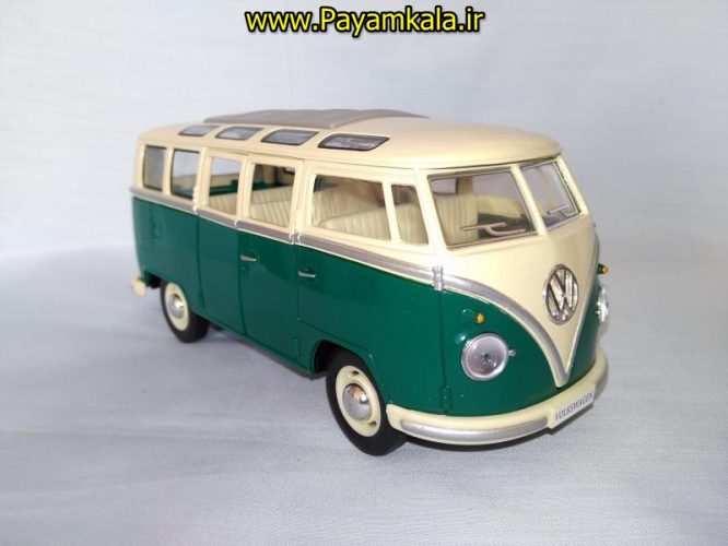 ماکت ماشین اسباب بازی فولکس استیشن بزرگ (1:24) (1962 VOLKSWAGEN CLASSICAL BUS)