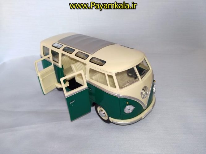 ماکت ماشین اسباب بازی فولکس استیشن بزرگ (1:24) (1962 VOLKSWAGEN CLASSICAL BUS)