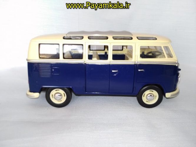 ماکت ماشین اسباب بازی فولکس استیشن بزرگ (1:24) (1962 VOLKSWAGEN CLASSICAL BUS)