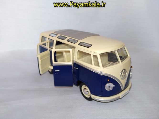 ماکت ماشین اسباب بازی فولکس استیشن بزرگ (1:24) (1962 VOLKSWAGEN CLASSICAL BUS)