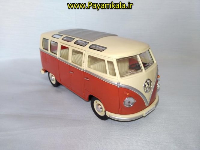 ماکت ماشین اسباب بازی فولکس استیشن بزرگ (1:24) (1962 VOLKSWAGEN CLASSICAL BUS)