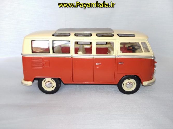 ماکت ماشین اسباب بازی فولکس استیشن بزرگ (1:24) (1962 VOLKSWAGEN CLASSICAL BUS)