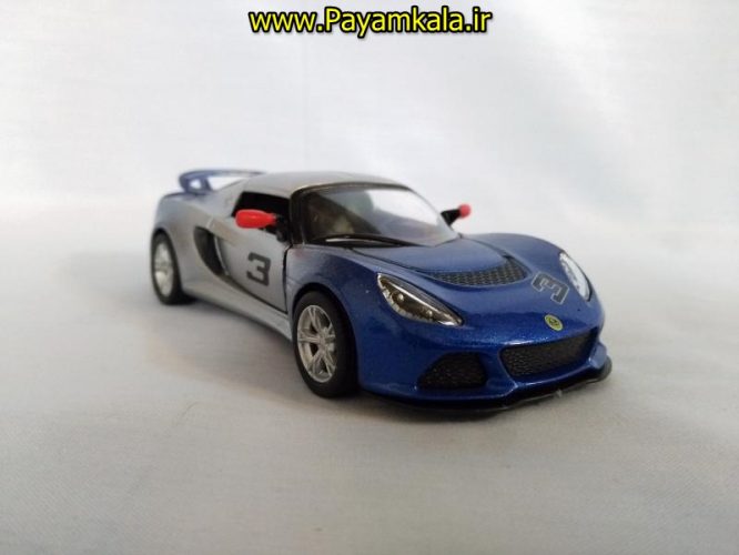 (طرح جدید) ماکت ماشین اسباب بازی فلزی لوتوس (Lotus Exige BY KINSMART)